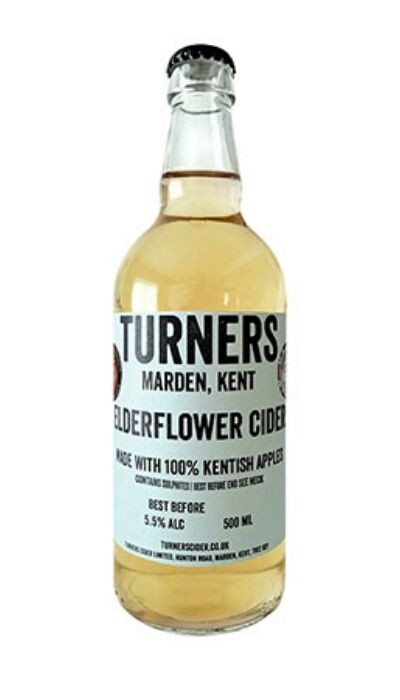 Buy Turners Elderflower Cider 500ml at herculeswines.co.uk