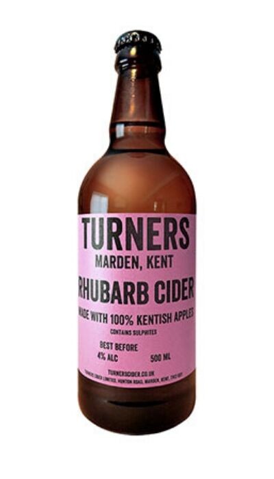 Buy Turners Rhubarb Cider 500ml at herculeswines.co.uk